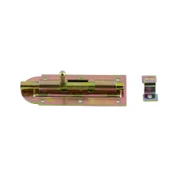 Mavzer Sürgü Kilit No:8 Kadmiyum 35x95 mm Kapı Pencere Emniyet Mandalı Kilidi - 5