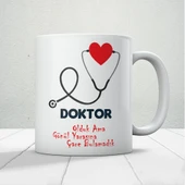14 Mart Tıp Bayramı Doktor Olduk Ama Gönül Yarasına Çare Bulamadık Baskılı Kupa Bardak thumbnail 1