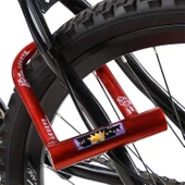 Motosiklet Bisiklet Direksiyon U Kilidi Halat Zincir Çap 18 mm Çelik Hırsız Güvenlik 29 cm - 6