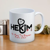 14 Mart Tıp Bayramı Hekim Baskılı Kupa Bardak thumbnail 1