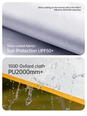 Naturehike Ango ES60 Gölgelikli Otomatik Kurulum Kamp Çadırı  Thorn Yellow Standart - 11
