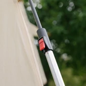Naturehike Ango UPF 50+ Gölgelikli Otomatik Kurulum Kamp Çadırı  2 Kişilik Ekstra Gölgelikli / Gümüş - 5