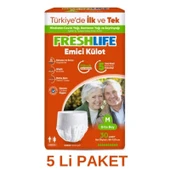 Freshlife Emici Külot Orta Boy M 30'lu 5 Adet Hasta Bezi - 1