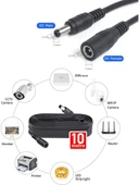 MPIA HEXC10 Power Uzatma Kablosu 10 metre AWG20 Kamera, Wifi Kamera, Modem, Kayıt Cihazı 12V DC Uzatma - 4