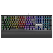 GAMEBOOSTER GB-G908R Q USB Bolt Rainbow Aydınlatmalı Siyah Red Switch Mekanik Bileklikli - 3