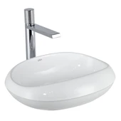 LENA TEZGAHÜSTÜ LAVABO (BEYAZ) EY-4710 - 1