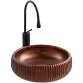 LENA TEZGAHÜSTÜ LAVABO (BORDO) E-4161X - 1