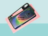 Samsung Galaxy A40 A 405 Uyumlu FULL KASA Arka Kapak Batarya Kapağı - SİYAH thumbnail 1