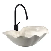 LENA TEZGAHÜSTÜ LAVABO (MAT BEYAZ) EY-9103 thumbnail 1