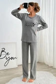 Zhlbutik Genç Baskılı İ̇nterlok Pijama Takımı - 3