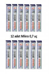 Min Kalem Ucu 0.7 Uc 2b Dereceli Cetvelli - 12 li Paket - 1