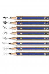 Dereceli Kalem Seti 7 Adet Kalem ve Silgi Faber Castell Dereceli Kalem Seti 2B 3B 4B 5B 6B Kalem - 2