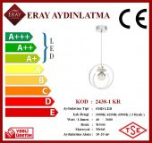 Eray Aydınlatma 2438-1 Krom Led Avize thumbnail 4