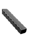 40x30x1.5mm İzli Ferforje Profil (3 metre) - 1