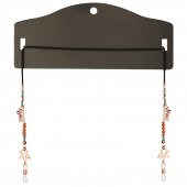 KL-MELEK OBJE DETAY ROSE RENK GÖZLÜK İPİ-ZİNCİRİ - 1