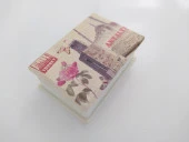 Ahşap Dekoratif Aynalı Mücevher Takı Saklama Kutusu Çanta Boy 8983 - 1