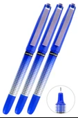 Mavi Pilot Kalem 3 Adet Uniball Eye Needle 0.5 mm İğne Uçlu Pilot Kalem Ub-185 S İğne Uçlu Likit Mürekkepli Pilot Kalem thumbnail 1