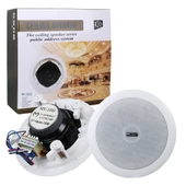 MAGICVOICE MV-160 16 CM 15W TWEETERLİ BEYAZ TRAFOLU ALÇIPAN TAVAN HOPARLÖR - 4