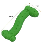 Tiny Kemik Oyuncağı Tırtıklı Yüzey Küçük Kemik Plastik Köpek Oyuncağı - 2