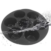 7 Gözlü Silikon Çok Amaçlı Airfryer Muffin Cupcake Kek ve Çörek Pişirme Kalıbı thumbnail 4