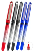 Mavi Siyah Kırmızı Pilot Kalem 5 Adet Uniball Eye Needle 0.5 mm İğne Uçlu Pilot Kalem Ub-185 S İğne Uçlu Likit Mürekkep thumbnail 1