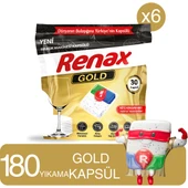 Renax Gold Bulaşık Makinesi Kapsülü 30 Lu -6 Paket - 1