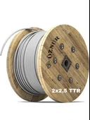 2X2,5 TTR Kablo Metre Seçenekli (Beyaz) - 2
