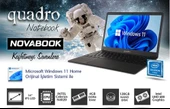 QUADRO NovaBook GN15-140P-CJ N4020 4GB 128GB SSD O/B Intel UHD 14" W11H Siyah Notebook - 1