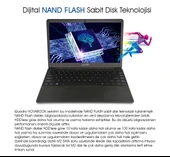 QUADRO NovaBook GN15-140P-CJ N4020 4GB 128GB SSD O/B Intel UHD 14" W11H Siyah Notebook - 8