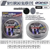 Süper Kalite Japon Misina Owner Broad Silver Eye 150M Light Grey 0,24Mm thumbnail 2