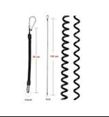 Portfish Karabinalı Balıkçı Aksesuar Kordonu Max.120cm - 3