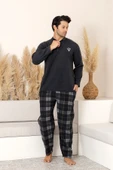 Nisanca Kışlık Erkek Polar Pijama Takımı - 3