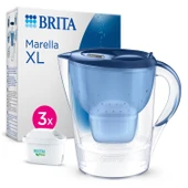 BRITA Marella XL 3x Maxtra Pro All-In-1 Filtreli Su Arıtma Sürahisi – Mavi (3,5 L) - 1