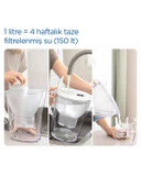 BRITA Marella XL 3x Maxtra Pro All-In-1 Filtreli Su Arıtma Sürahisi – Mavi (3,5 L) - 4
