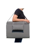 XPERMATE Katlanır Şezlong Minderi - Taşınır Kamp Yatağı Su Itici Solmaz Kumaş 180x60x3 Antrasit Ultraluks - 1