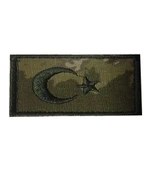 Single Sword Nakış Bayrak Patch - Peç 7 Cm X 3,5Cm - 3