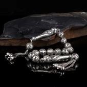 Tamamı 925 Ayar Gümüş Zaza Model Tesbih thumbnail 1