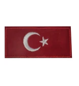 Single Sword Nakış Bayrak Patch - Peç 7 Cm X 3,5Cm - 1