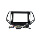 JEEP COMPASS 2016-2020 UYUMLU 9 İNC ANDROID MULTİMEDYA ÇERÇEVESİ-SOKET-CANBUS thumbnail 1