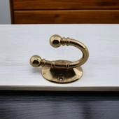 Misket Askı Bronz Vestiyer Dolap Askılık Askılığı Duvar Banyo Mutfak Elbise Kıyafet Çanta Askısı - 8