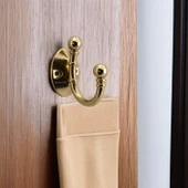 Misket Askı Bronz Vestiyer Dolap Askılık Askılığı Duvar Banyo Mutfak Elbise Kıyafet Çanta Askısı - 5