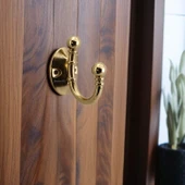 Misket Askı Bronz Vestiyer Dolap Askılık Askılığı Duvar Banyo Mutfak Elbise Kıyafet Çanta Askısı - 7