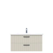 D10 Next Lavabo Dolabı Tezgah Altı 2 Çekmeceli 100 cm Dafne Lake - 1