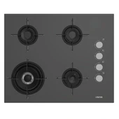 Altus ALA 189 DG Ankastre Cam Ocak Gri - 2