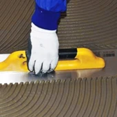 Plastik Saplı Metal Seramik Malası 30 cm Harç Derz Sıva Yüzey Düzleştirme Fugas Malası Saten 1 Adet - 4