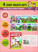 4.Sınıflar İçin Okumayı Sevdiren 10 lu Hikaye Seti 5 (Kitap Okuma Defteri Hediyeli) - 1