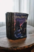 Harry Potter ve Felsefe Taşı Kitabı Şeklindeki Kalemlik 10x8 cm - 5