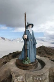 Yüzüklerin Efendisi Gandalf Karakteri Dekoratif Obje El Boyaması 18x9 cm - 8