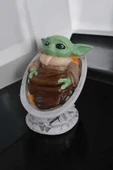 Bebek Yoda Dekoratif Figür Obje 8x10 cm - 4
