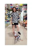 Sahibi ile Uyumlu Aile Kombini Kedi Köpek Kıyafeti Elbisesi XLarge/XL/Beden 4 - 3
